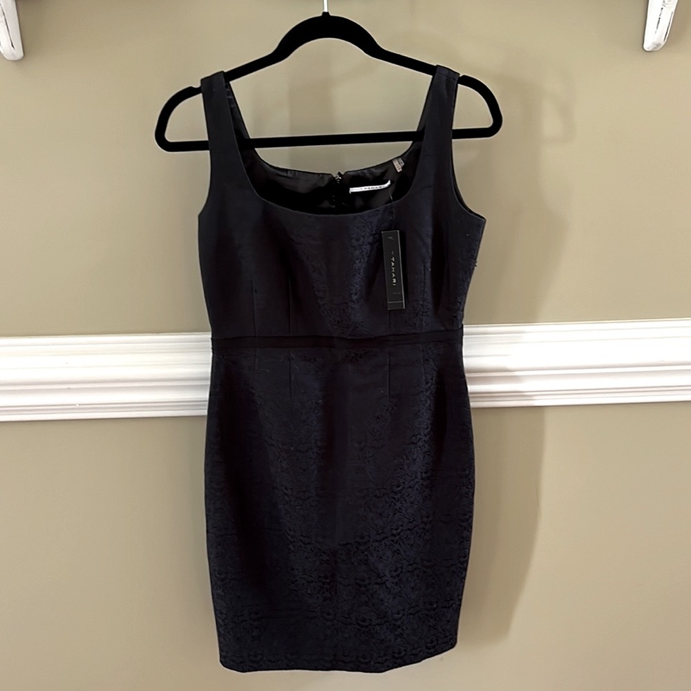 Tahari Black Dress NWT